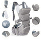 10 in 1 Baby Carrier with Hip Seat Lumbar Support