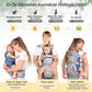 10 in 1 Baby Carrier with Hip Seat Lumbar Support